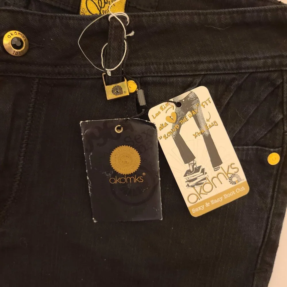VINTAGE Akademiks Low Rise Sexy & Easy Boot Cut Jeans - 34 - Picture 4 of 9